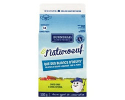 Naturoeuf / 500 g Que des blancs d'oeufs -  Liquide