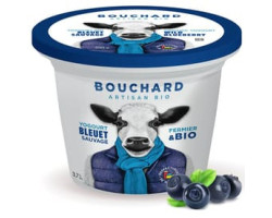 Bouchard Artisan Bio / 500 g Yogourt fermier biologique - Bleuet sauvage