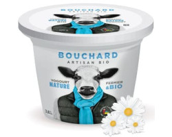 Bouchard Artisan Bio / 500 g Yogourts fermier biologique - Nature