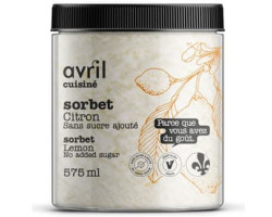 Avril Cuisiné / 575 ml Sorbet - Citron sans sucre ajouté