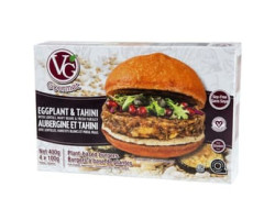 Vg Gourmet / 400 g Burger végétalien artisan - Aubergine et tahini