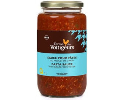 Ferme Des Voltigeurs / 1 l Sauce pour pâtes - Au poulet de grain