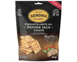 Sonoma Creamery / 64 g Collation croustillante - Pepper Jack