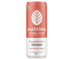 Mateina / 355 ml Boisson énergétique biologique- Pamplemousse goyave