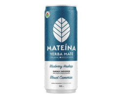 Mateina / 355 ml Boisson énergétique biologique - Yerba maté bleuet camerise