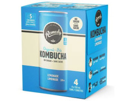 Remedy / 4x330 ml Kombucha - Biologique Limonade emballage de 4 unités