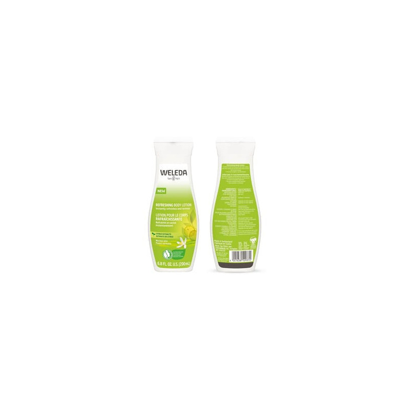 Weleda / 200 ml Lotion pour le corps rafraîchissante - Extraits de citrus