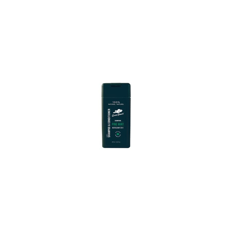 Green Beaver / 370 ml Shampooing et revitalisant 2 en 1 pour homme - Pine mint