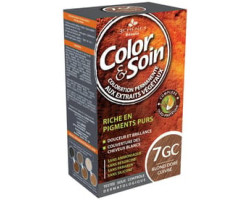 Color & Soin / 135 ml Coloration pour cheveux - Blond doré cuivré 7GC