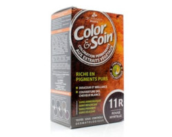 Color & Soin / 135 ml Coloration pour cheveux - Rouge Myrtille 11R