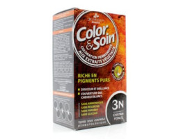 Color & Soin / 135 ml Coloration pour cheveux - Châtain foncé 3N