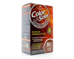 Color & Soin / 135 ml Coloration pour cheveux - Blond cuivré 8C