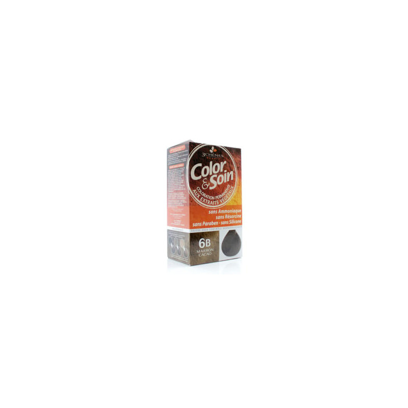 Color & Soin / 135 ml Coloration pour cheveux - Marron cacao 6B