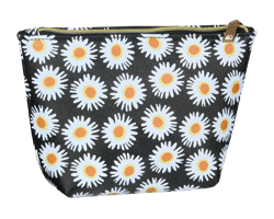 PERSONNELLE Sac à cosmétiques, marguerites, 1 unité