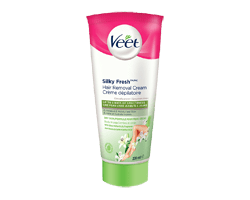 VEET Crème dépilatoire Silky Fresh jambes et corps, peau sèche, 200 ml