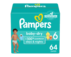 PAMPERS Couches Baby Dry,...