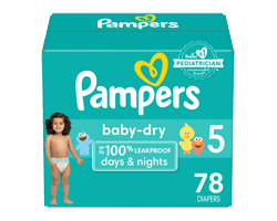 PAMPERS Couches Baby Dry,...