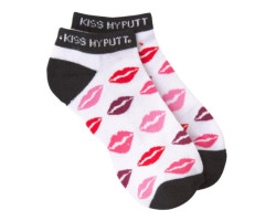 Chaussettes courtes Kiss My Putt pour femmes