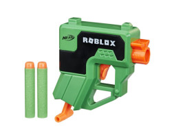 Nerf Roblox Phantom Forces : Boxy Buster, blaster à fléchettes, poignée d'amorçage, 2 fléchettes Nerf Elite, code pour article 