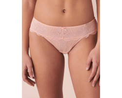 Culotte bikini résille et dentelle