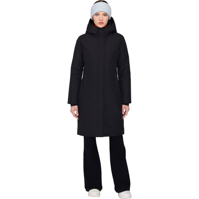 Quartz Co. Manteau d'hiver en duvet à capuchon Fermont - Ajustée - Femme