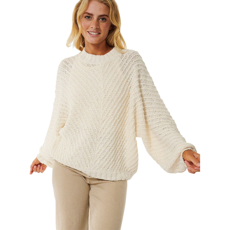 Classic Surf Knit Crewneck Sweater - Women's