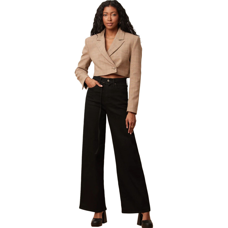 Lily High-Rise Wide Leg Jeans - Women's