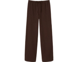 Annie textured wide leg pants - Women's