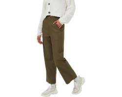 Stretch Hemp Straight Leg Pants - Women's