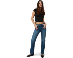 Lola Jeans Jean à jambe droite et taille haute Denver - Femme