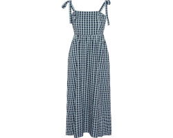 Barbour Robe mi-longue Abigail Gingham - Femme