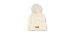 Pom-pom cable knit beanie - Women's