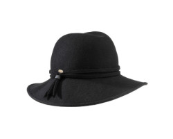 Waverly Waterproof Felt Fedora Hat With Tassel - Women's