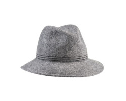 Weran Waterproof Felt Fedora Hat with Stitching - Women's