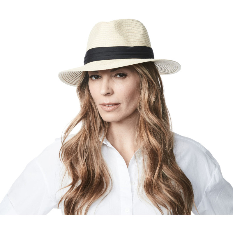 Large Fedora with Franco Trim - Unisex