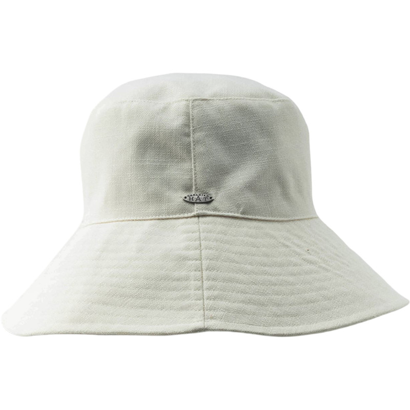 Berenice Large Bucket Hat with Printed Brim - Unisex