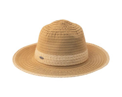 Canadian Hat Fedora pliable avec détails en paille Florent - Unisexe