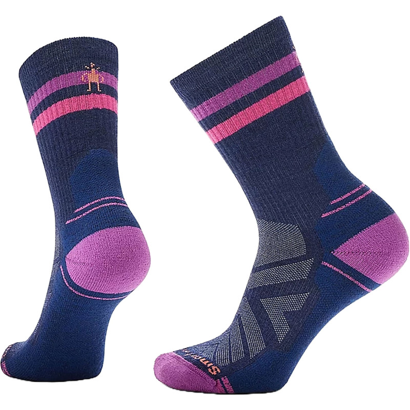 Light Cushion Tube Stripe Mid-Calf Sock - Women's