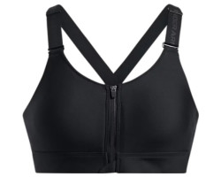 UA Infinity 2.0 High Zip Sports Bra - Women's