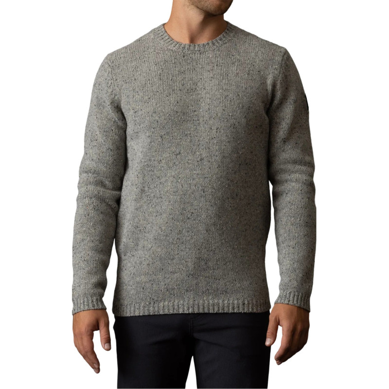 3GG Tweed Lambswool Crew Neck Sweater - Men's