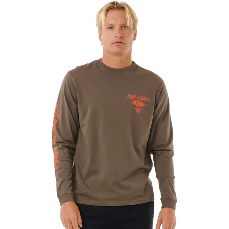 Fade Out Icon Long Sleeve T-Shirt - Men's