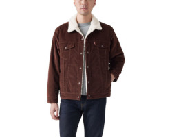 Relaxed Fit Sherpa Trucker Coat - Men's