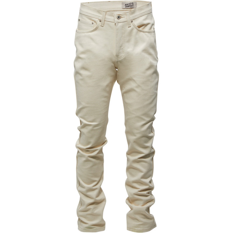 Naked & Famous Pantalon en denim Frankenstein Undyed - Weird Guy - Homme