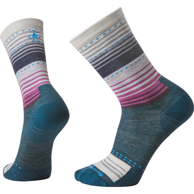 Everyday Stitch Stripe Crew Socks - Unisex