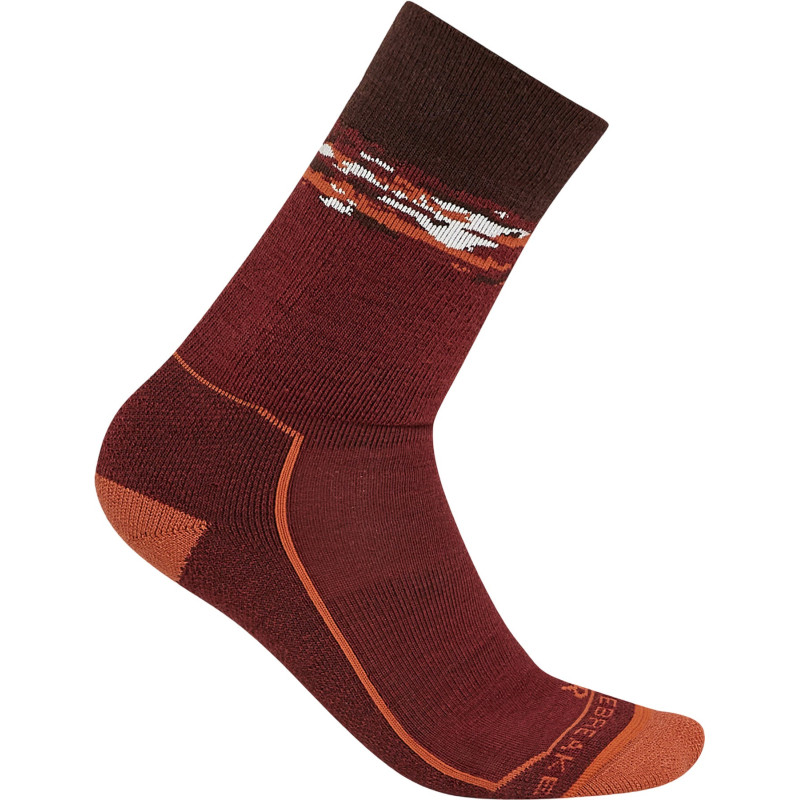 icebreaker Chaussettes de randonnée Hike+ Meidum Crew Sedimentary - Homme