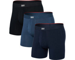 SAXX Caleçon boxeur avec braguette Vibe Xtra 6&nbsppo - Lot de 3 - Homme