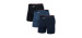 Vibe Xtra 6" Fly Boxer Briefs - 3 Pack - Men's