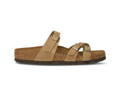 Franca oiled leather sandals [Narrow] - Women