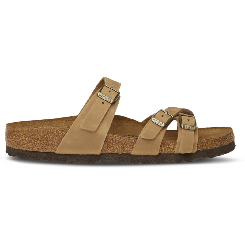 Birkenstock Sandales Franca cuir huilé [Étroite] - Femme