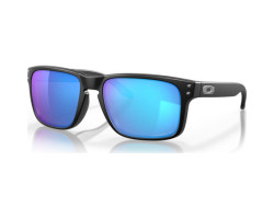 Oakley Lunettes de soleil Holbrook - Matte Black - Lentilles polarisées Prizm Sapphire Iridium